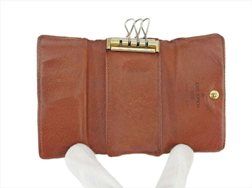 LOUIS VUITTON Key case Key holder M62631 Brown Multicles4