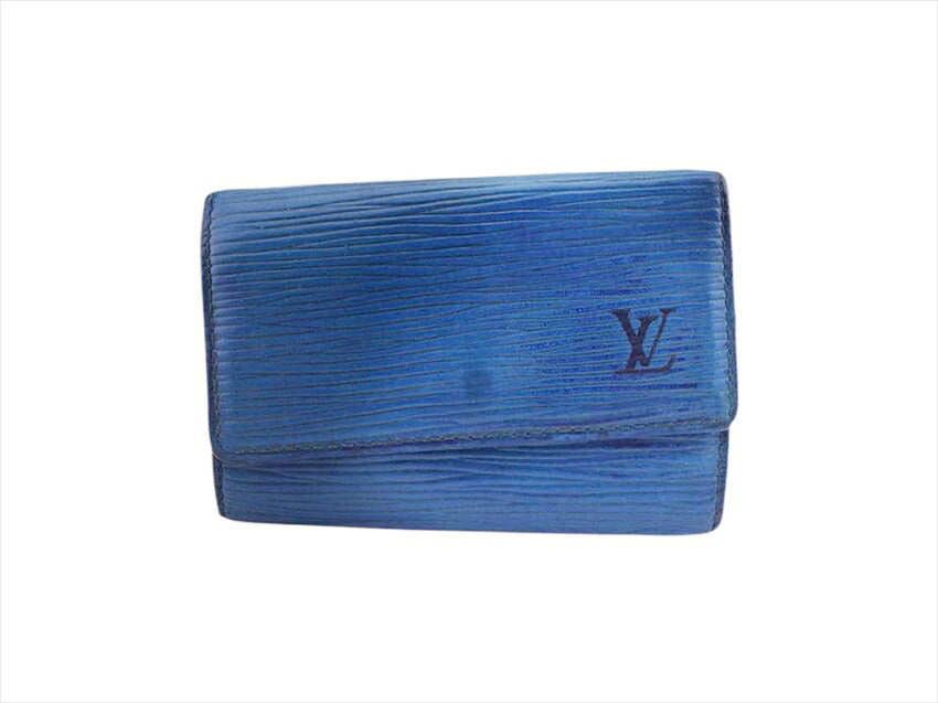 LOUIS VUITTON Key case Key holder M63815 Toledo Blue Multicles6