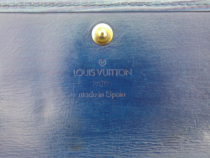 LOUIS VUITTON Key case Key holder M63815 Toledo Blue Multicles6