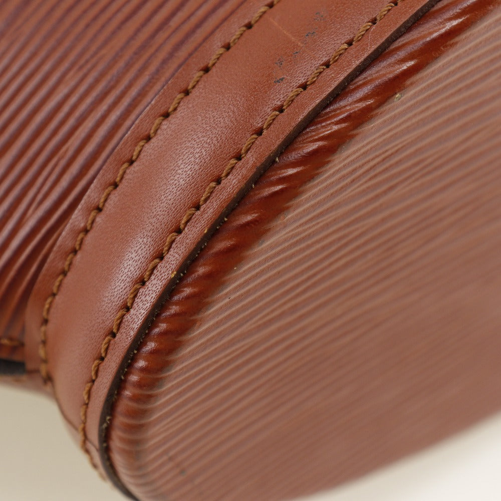 LOUIS VUITTON Handbag M52273 Epi Leather Brown Sun jack Women Used Authentic