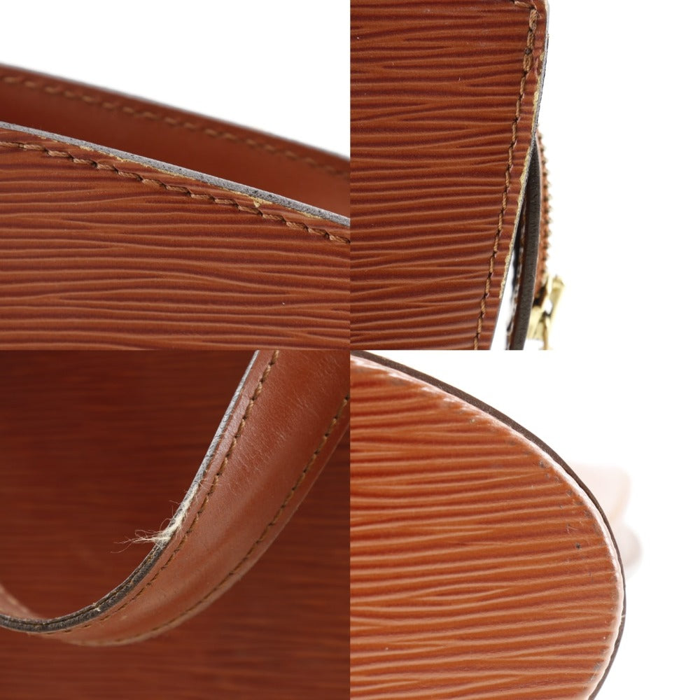 LOUIS VUITTON Handbag M52273 Epi Leather Brown Sun jack Women Used Authentic