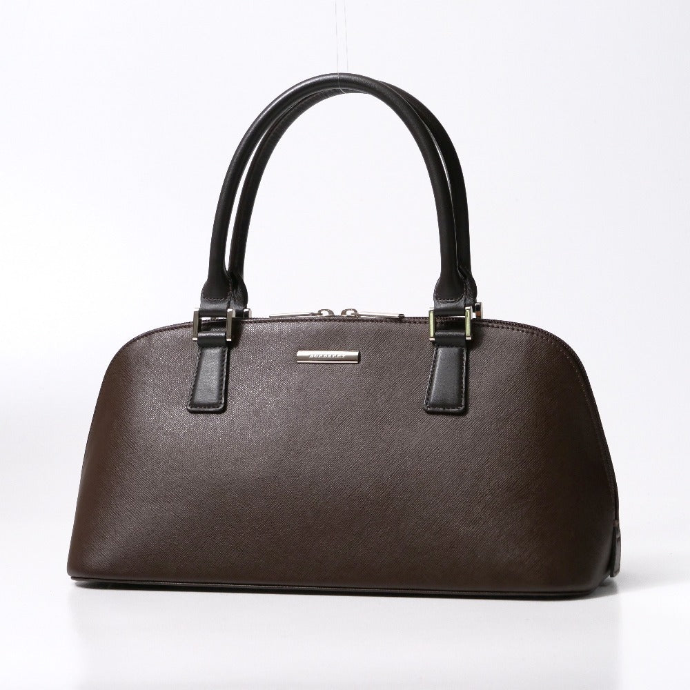 BURBERRY Handbag leather Brown