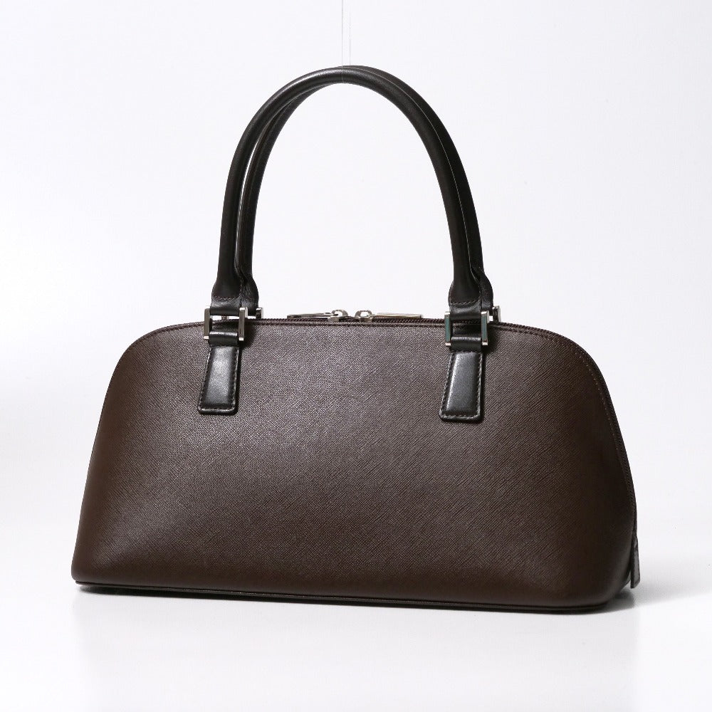 BURBERRY Handbag leather Brown