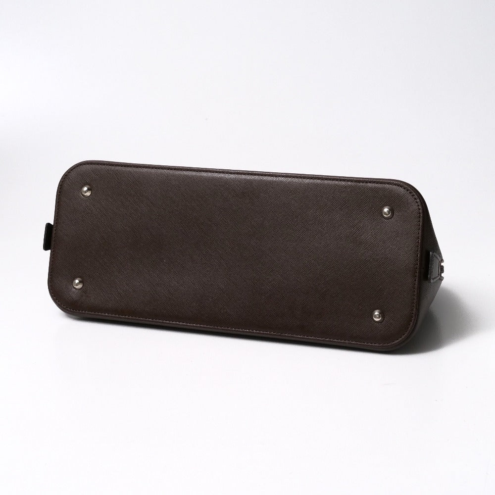 BURBERRY Handbag leather Brown