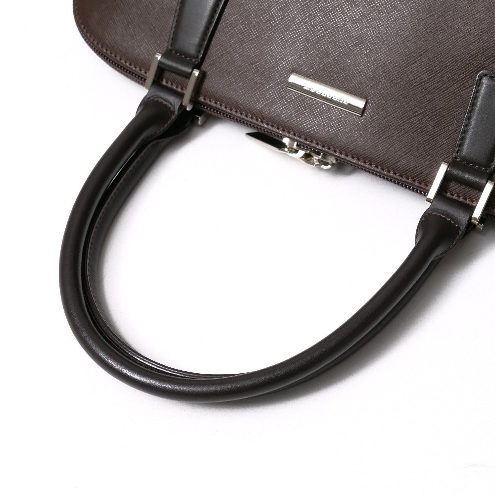 BURBERRY Handbag leather Brown