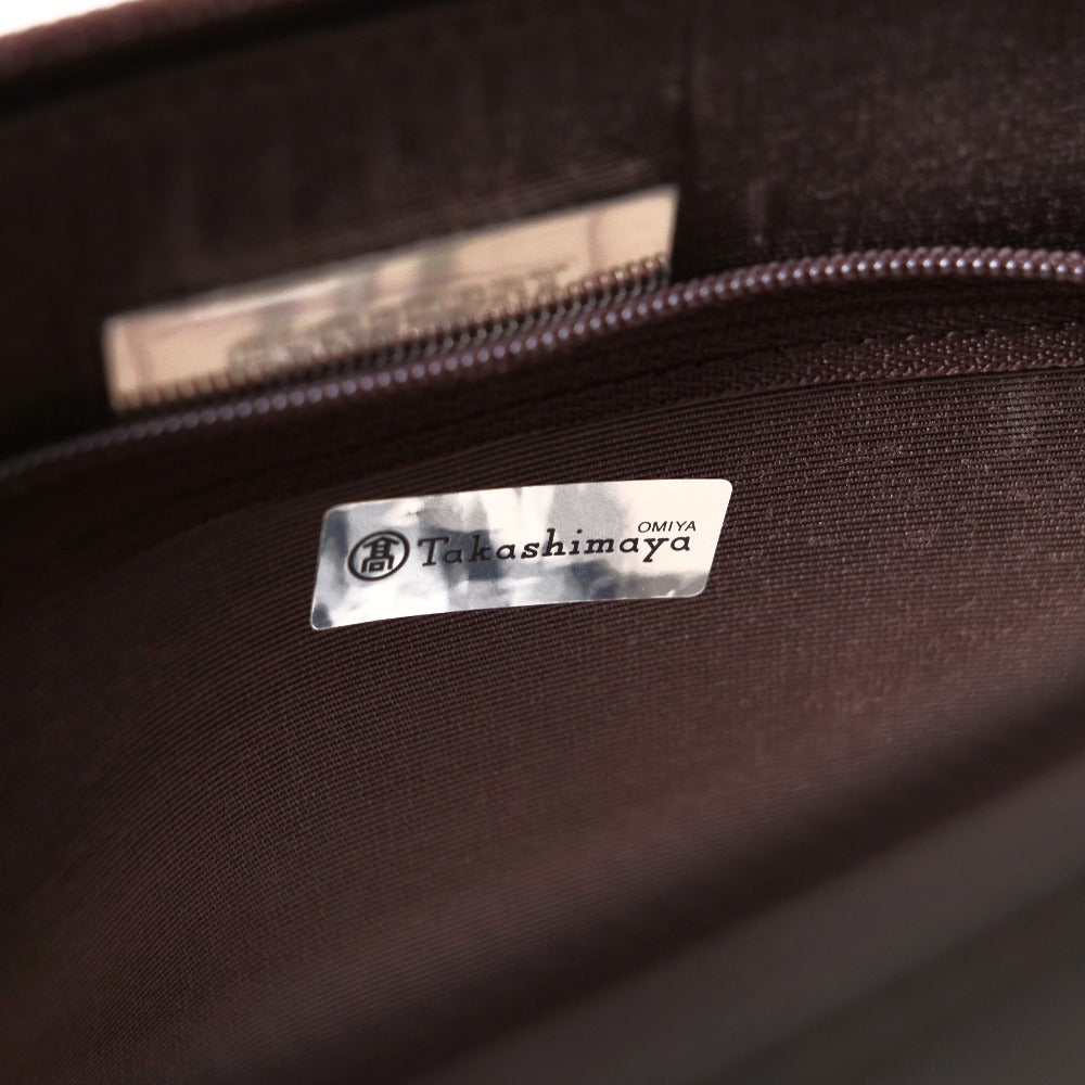 BURBERRY Handbag leather Brown
