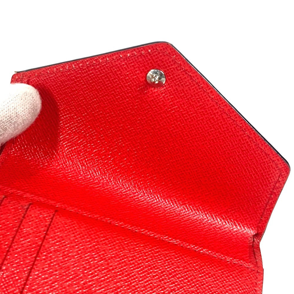 LOUIS VUITTON Trifold wallet M62172 Epi Leather Red Epi Portefeuille Victorine