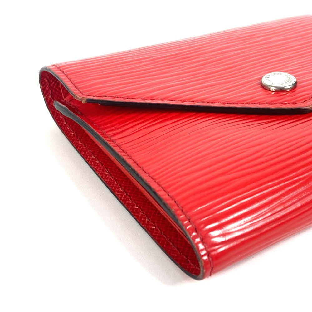 LOUIS VUITTON Trifold wallet M62172 Epi Leather Red Epi Portefeuille Victorine