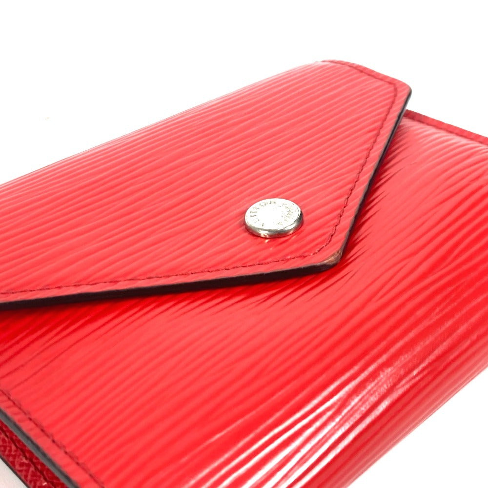 LOUIS VUITTON Trifold wallet M62172 Epi Leather Red Epi Portefeuille Victorine