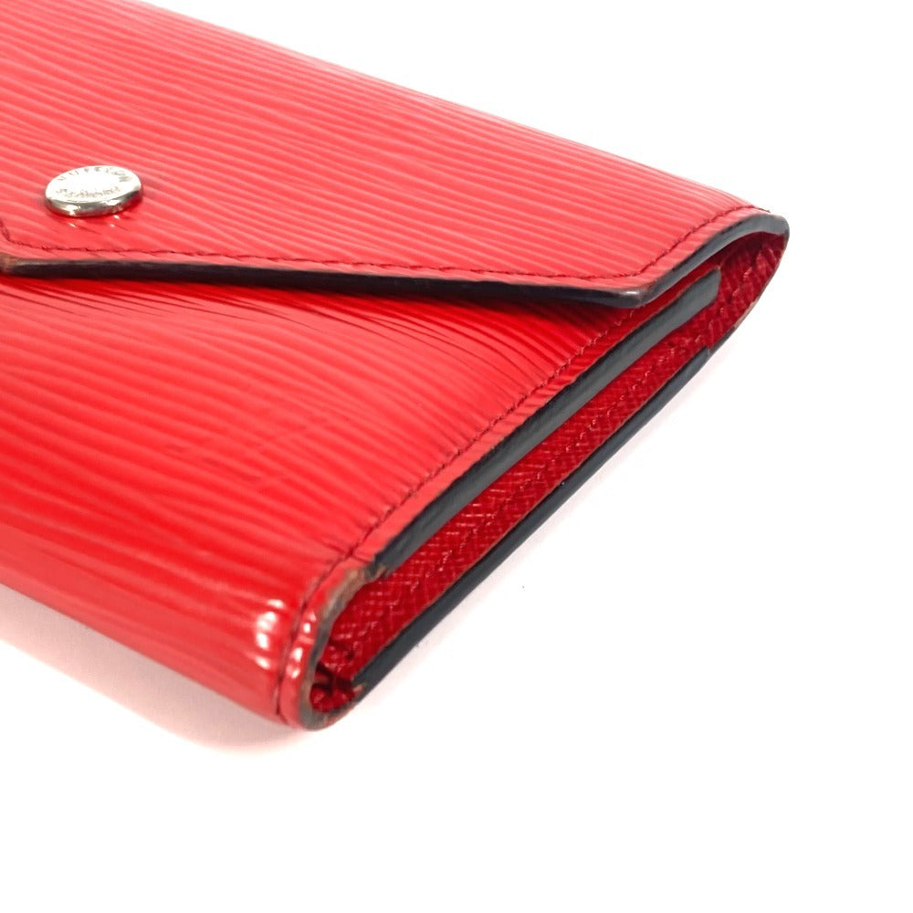LOUIS VUITTON Trifold wallet M62172 Epi Leather Red Epi Portefeuille Victorine