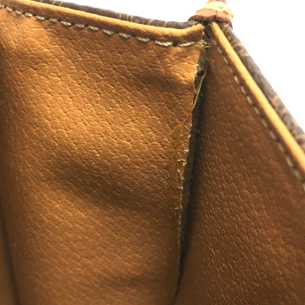CELINE Shoulder Bag PVC / Leather Brown Macadam One handle Women Used Authentic
