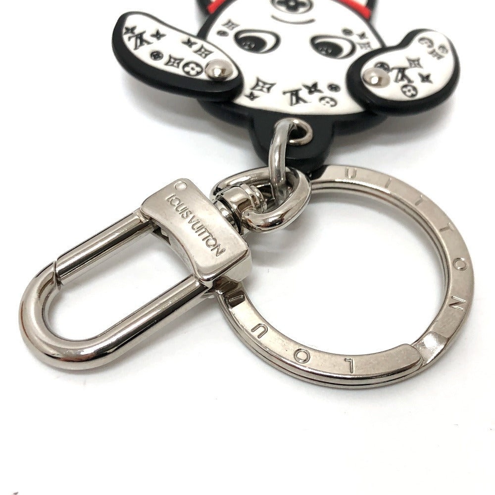 LOUIS VUITTON Bag charm M00746 leather White x black Portocle Dalmatian unisex(Unisex) Used Authentic