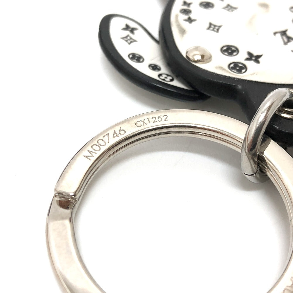 LOUIS VUITTON Bag charm M00746 leather White x black Portocle Dalmatian unisex(Unisex) Used Authentic
