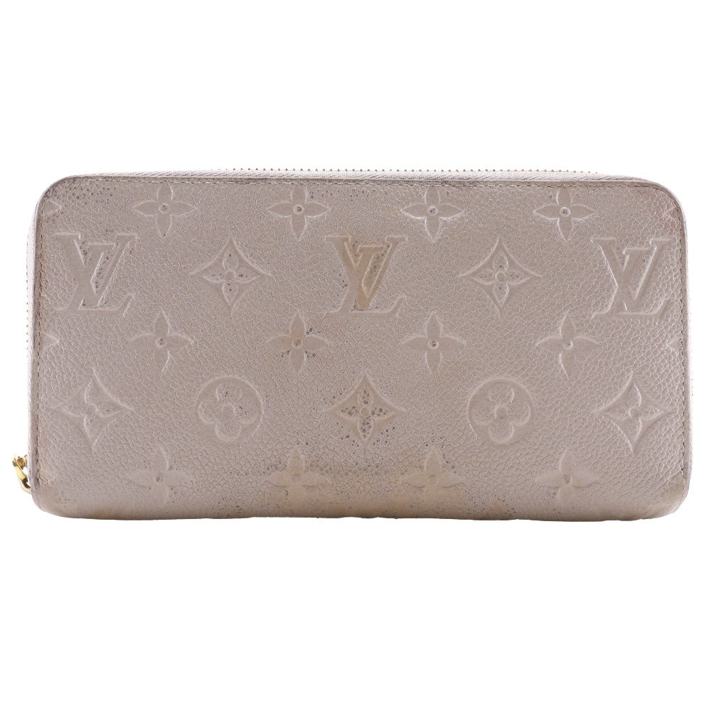 LOUIS VUITTON Long Wallet Purse M69034 Monogram Ann Platt gray Zippy wallet