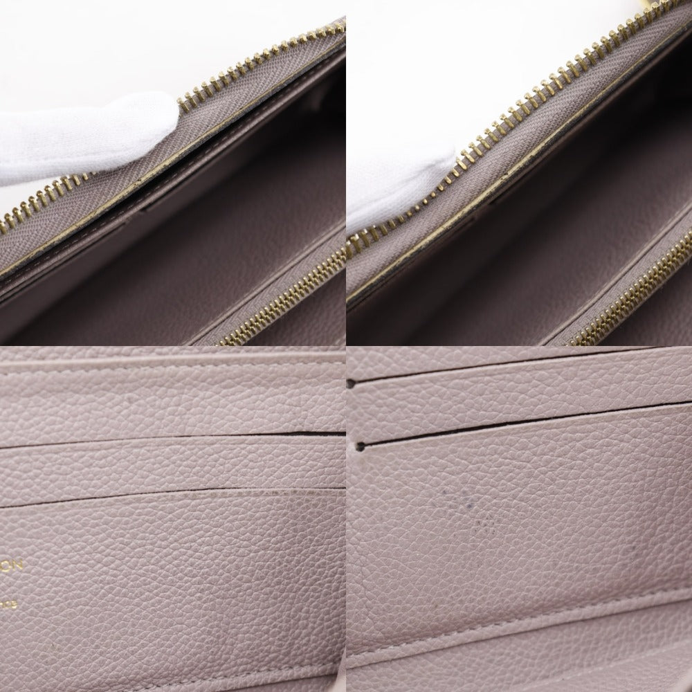 LOUIS VUITTON Long Wallet Purse M69034 Monogram Ann Platt gray Zippy wallet