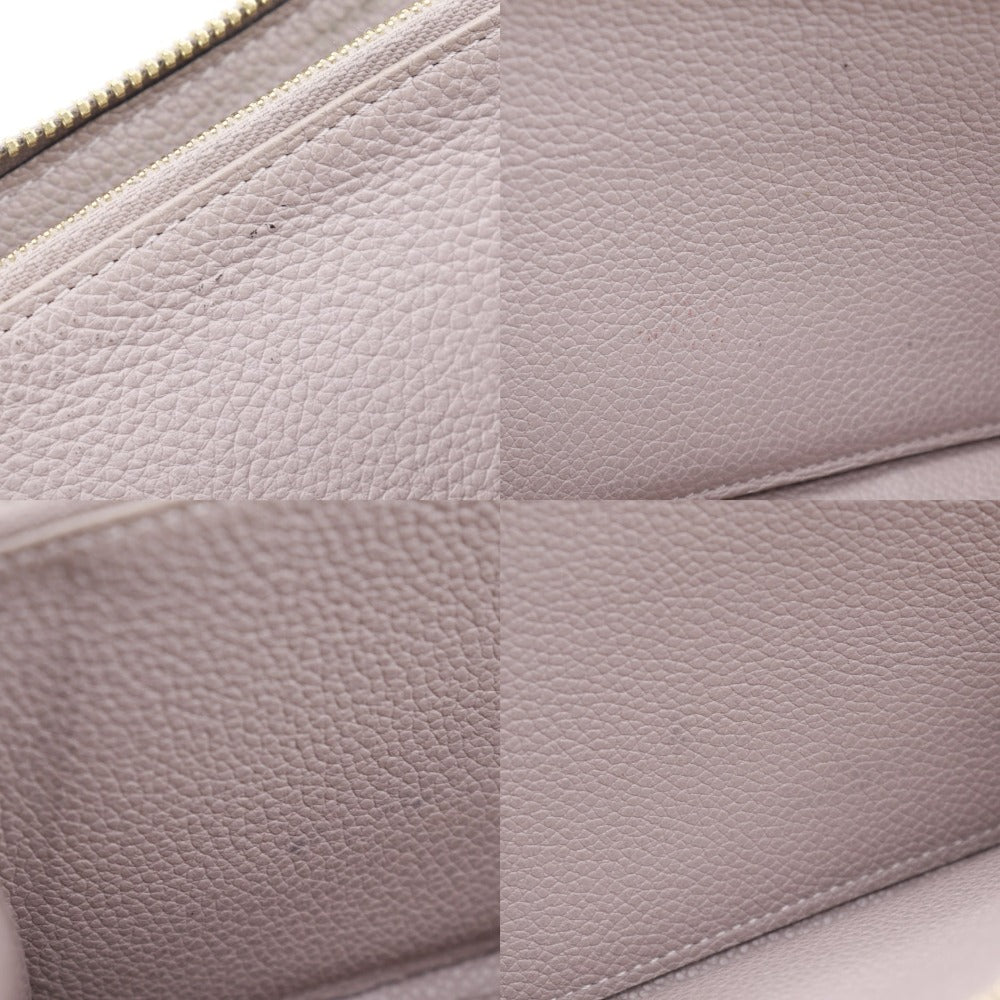 LOUIS VUITTON Long Wallet Purse M69034 Monogram Ann Platt gray Zippy wallet