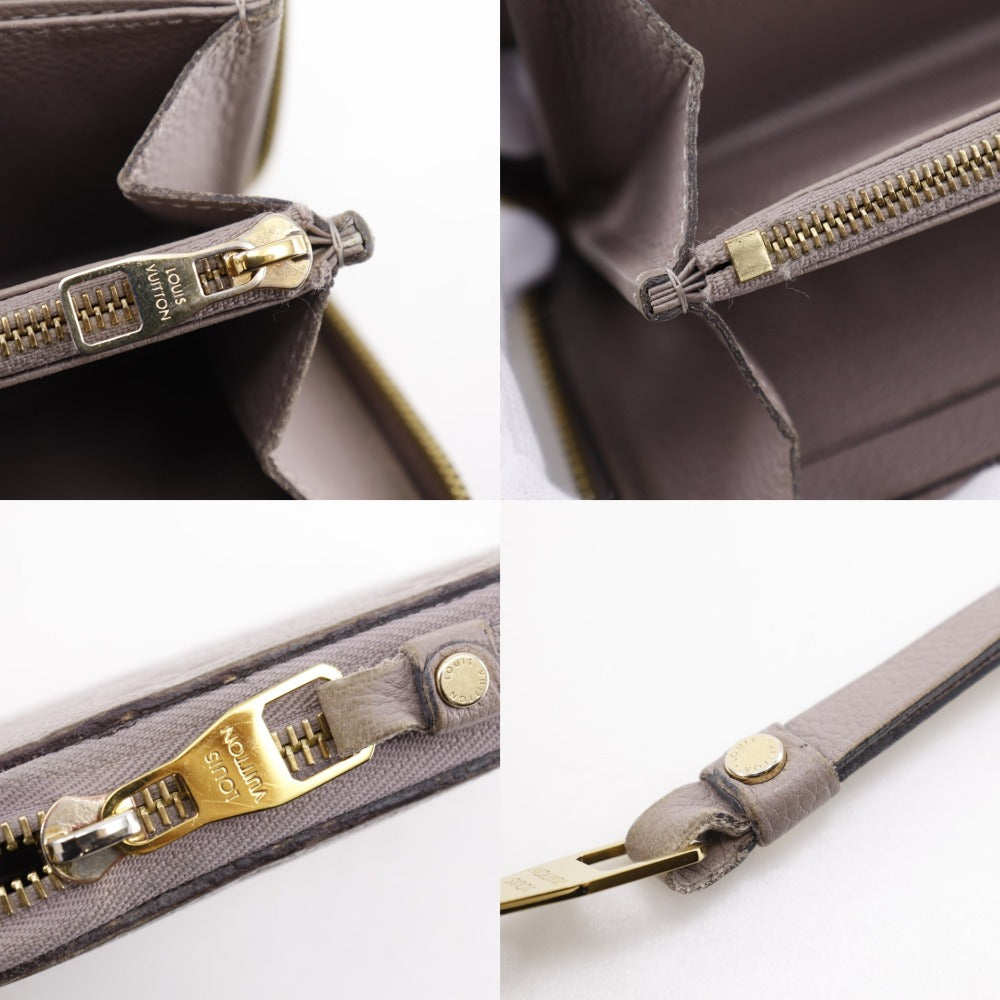 LOUIS VUITTON Long Wallet Purse M69034 Monogram Ann Platt gray Zippy wallet