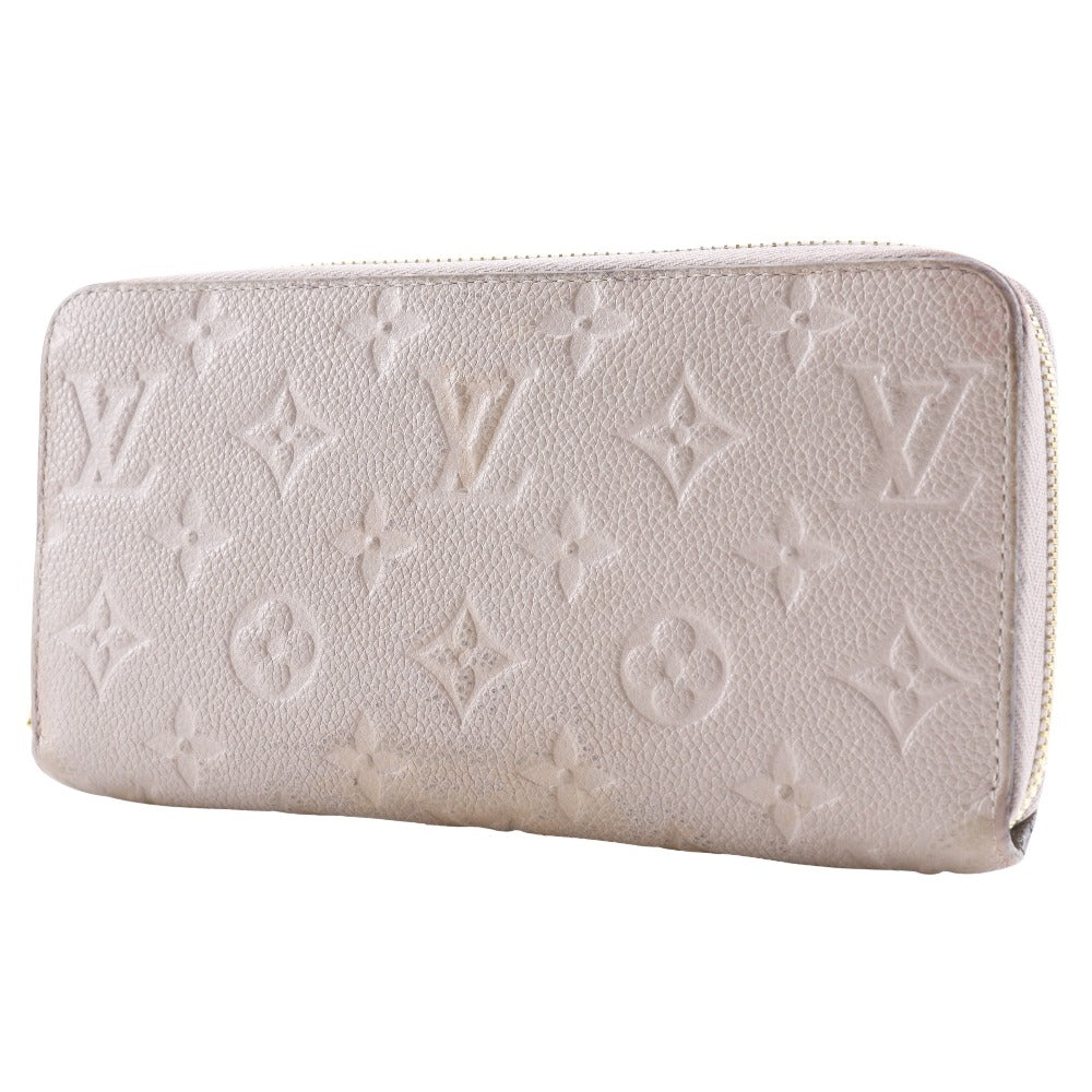 LOUIS VUITTON Long Wallet Purse M69034 Monogram Ann Platt gray Zippy wallet