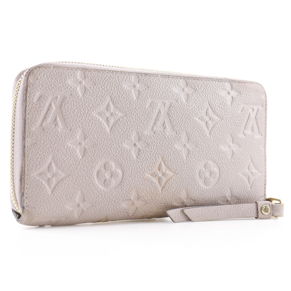 LOUIS VUITTON Long Wallet Purse M69034 Monogram Ann Platt gray Zippy wallet