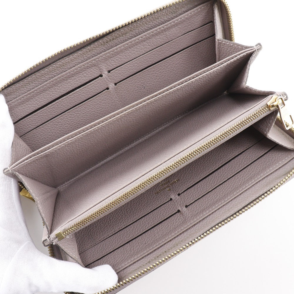 LOUIS VUITTON Long Wallet Purse M69034 Monogram Ann Platt gray Zippy wallet