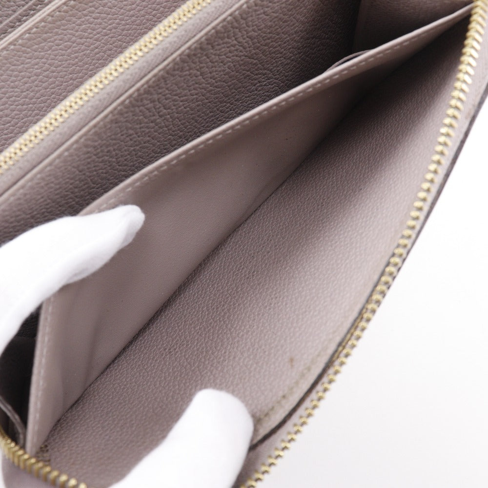 LOUIS VUITTON Long Wallet Purse M69034 Monogram Ann Platt gray Zippy wallet
