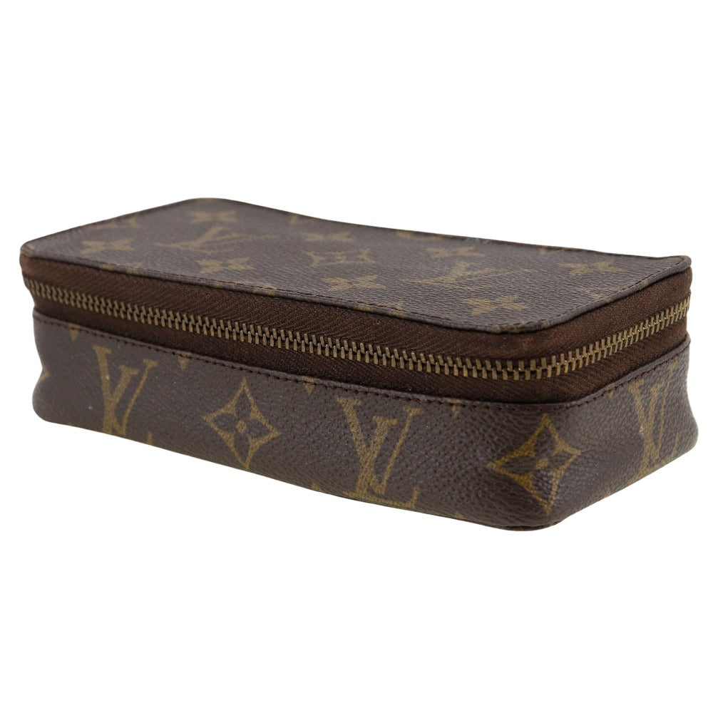 LOUIS VUITTON Pouch M47352 Monogram canvas Brown Jewelry case posh monte carlo