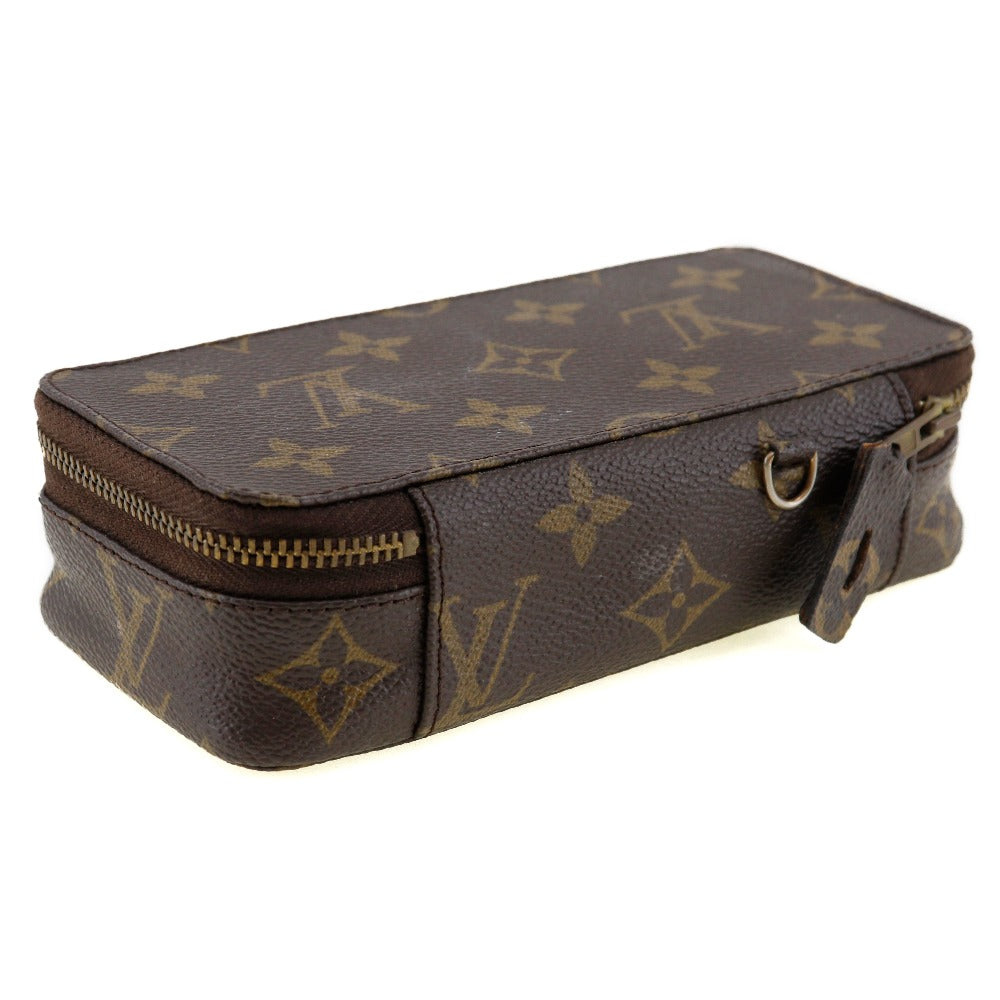 LOUIS VUITTON Pouch M47352 Monogram canvas Brown Jewelry case posh monte carlo