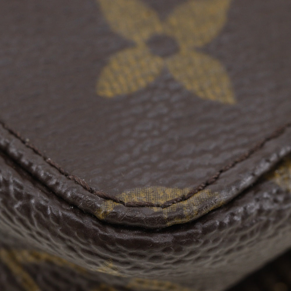 LOUIS VUITTON Pouch M47352 Monogram canvas Brown Jewelry case posh monte carlo