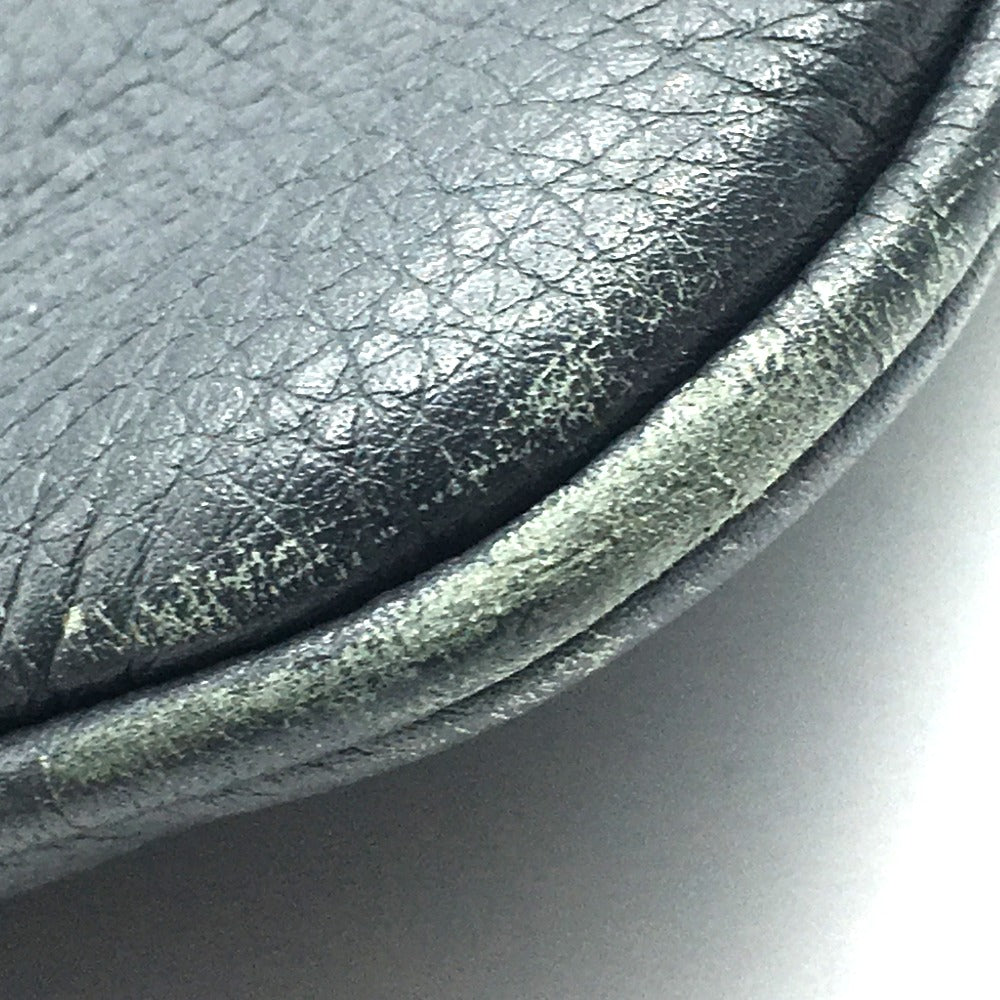 GUCCI Shoulder Bag 233329 leather Dark gray type No Gusset All Leather Leather Business A4 document storage