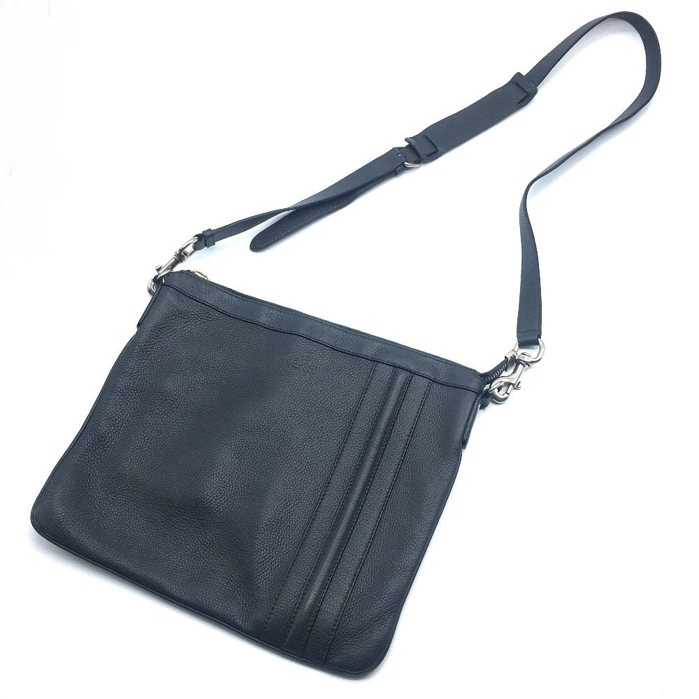 GUCCI Shoulder Bag 233329 leather Dark gray type No Gusset All Leather Leather Business A4 document storage