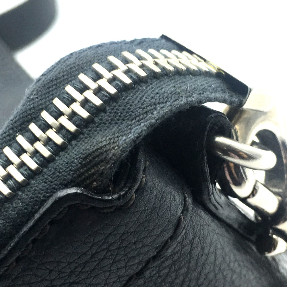 GUCCI Shoulder Bag 233329 leather Dark gray type No Gusset All Leather Leather Business A4 document storage