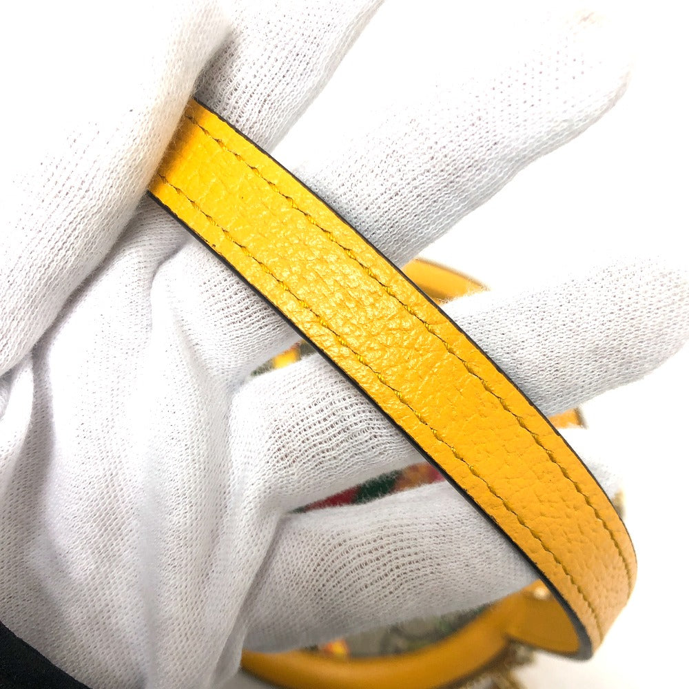 GUCCI Shoulder Bag 550618 GG Supreme Canvas yellow GG flora webbing