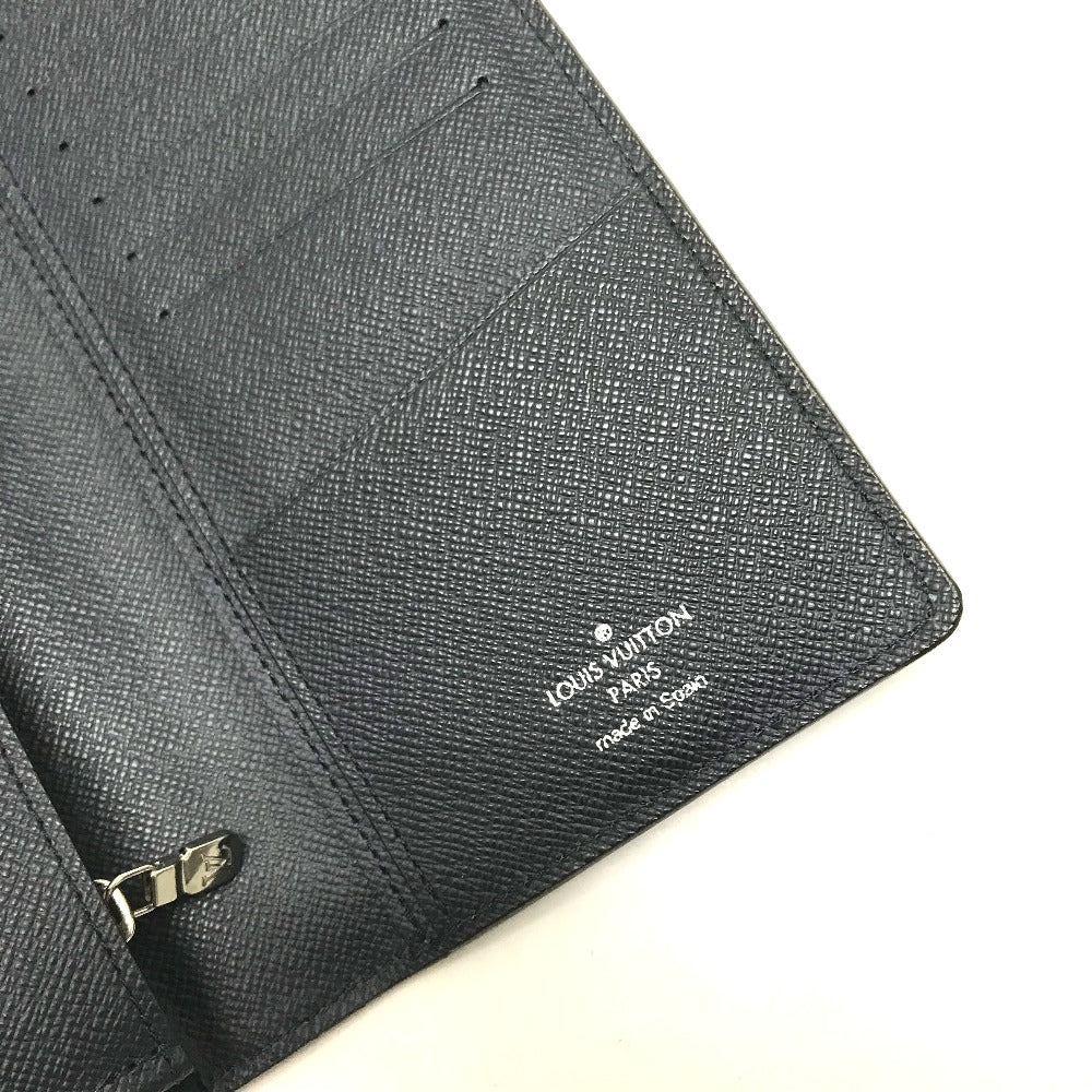 LOUIS VUITTON Long Wallet Purse M60615 Epi Leather Navy Epi Portefeuille Brazza mens Used Authentic