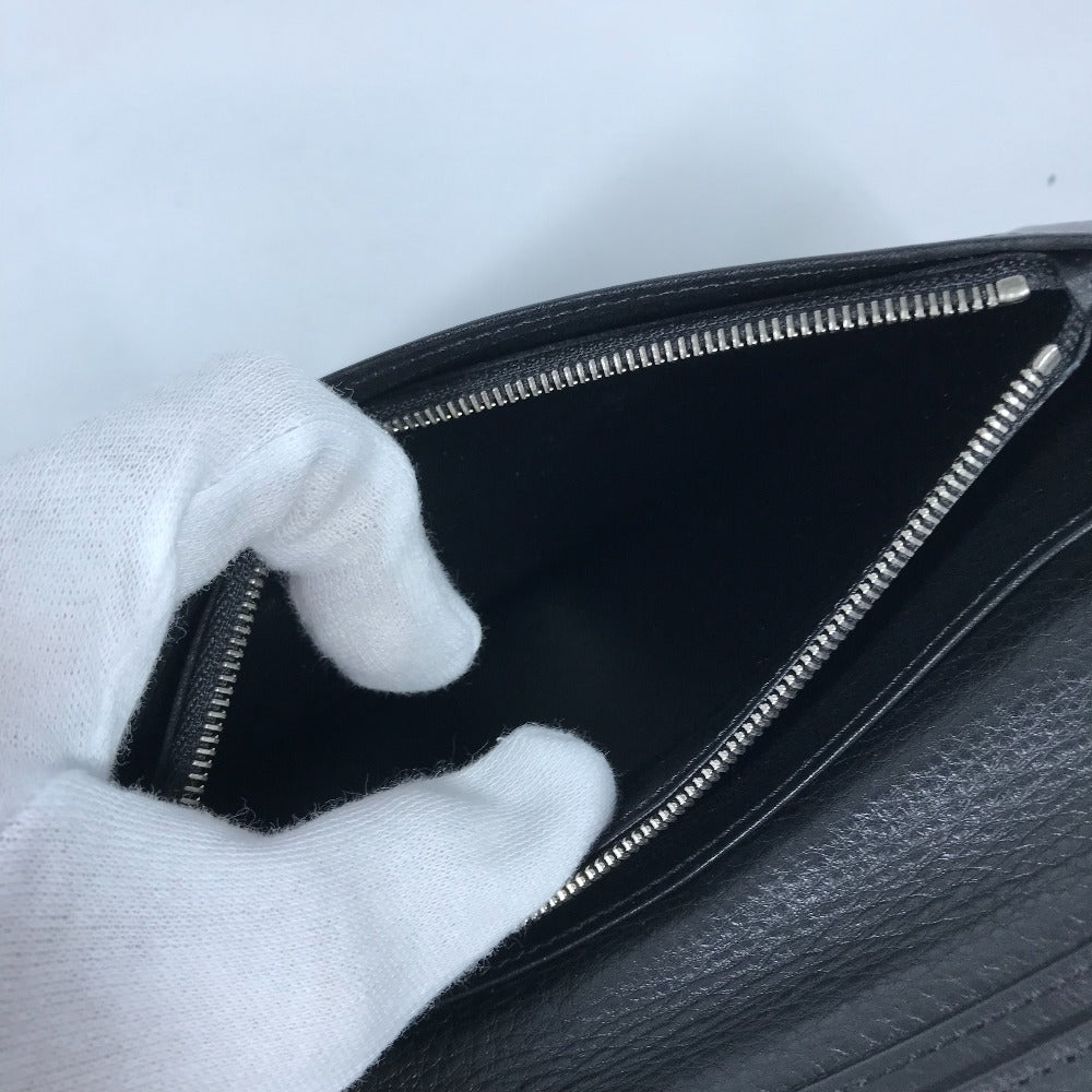 LOUIS VUITTON Long Wallet Purse M58192 Taurillon Clemence Leather black Long wallet Portefeuille Braza