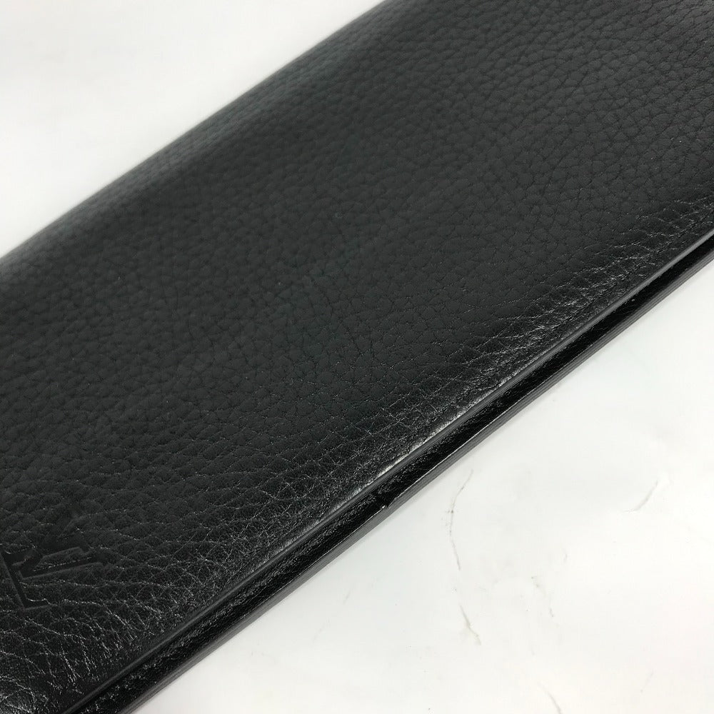 LOUIS VUITTON Long Wallet Purse M58192 Taurillon Clemence Leather black Long wallet Portefeuille Braza