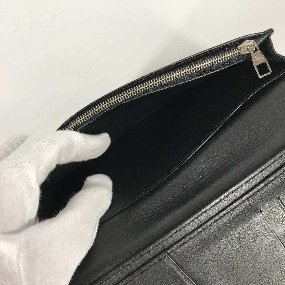 LOUIS VUITTON Long Wallet Purse M58192 Taurillon Clemence Leather black Long wallet Portefeuille Braza