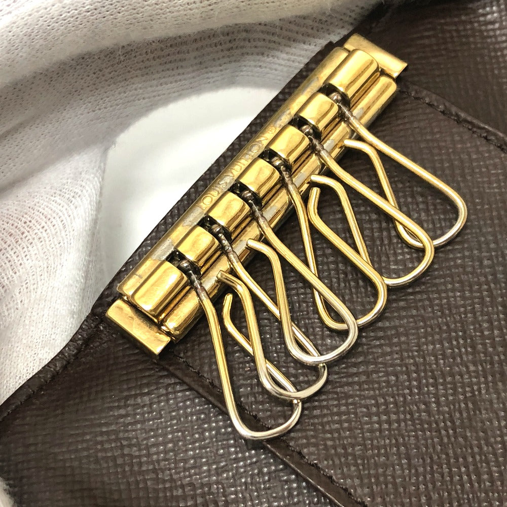 LOUIS VUITTON Key case Key holder N62630 Damier canvas Brown Damier Multicles6