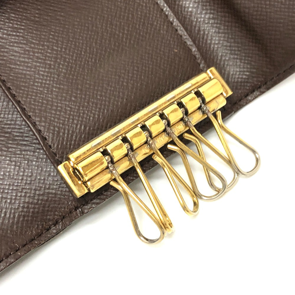 LOUIS VUITTON Key case Key holder N62630 Damier canvas Brown Damier Multicles6