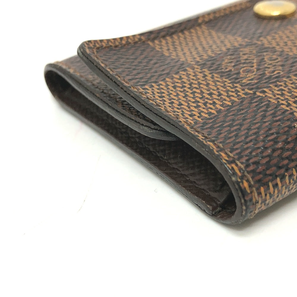 LOUIS VUITTON Key case Key holder N62630 Damier canvas Brown Damier Multicles6