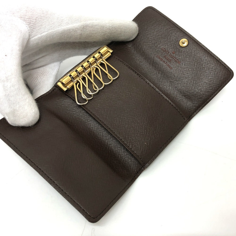 LOUIS VUITTON Key case Key holder N62630 Damier canvas Brown Damier Multicles6