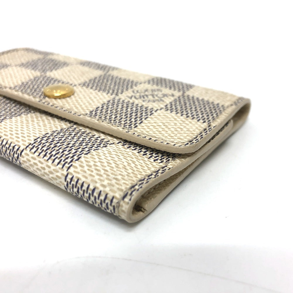 LOUIS VUITTON Key case Key holder N61745 Damier Azur Canvas white Damier Azur Multicles6