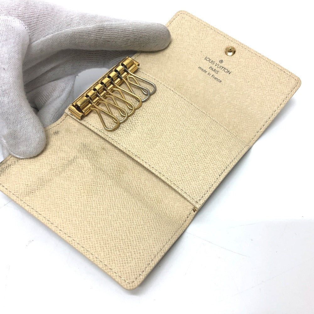 LOUIS VUITTON Key case Key holder N61745 Damier Azur Canvas white Damier Azur Multicles6