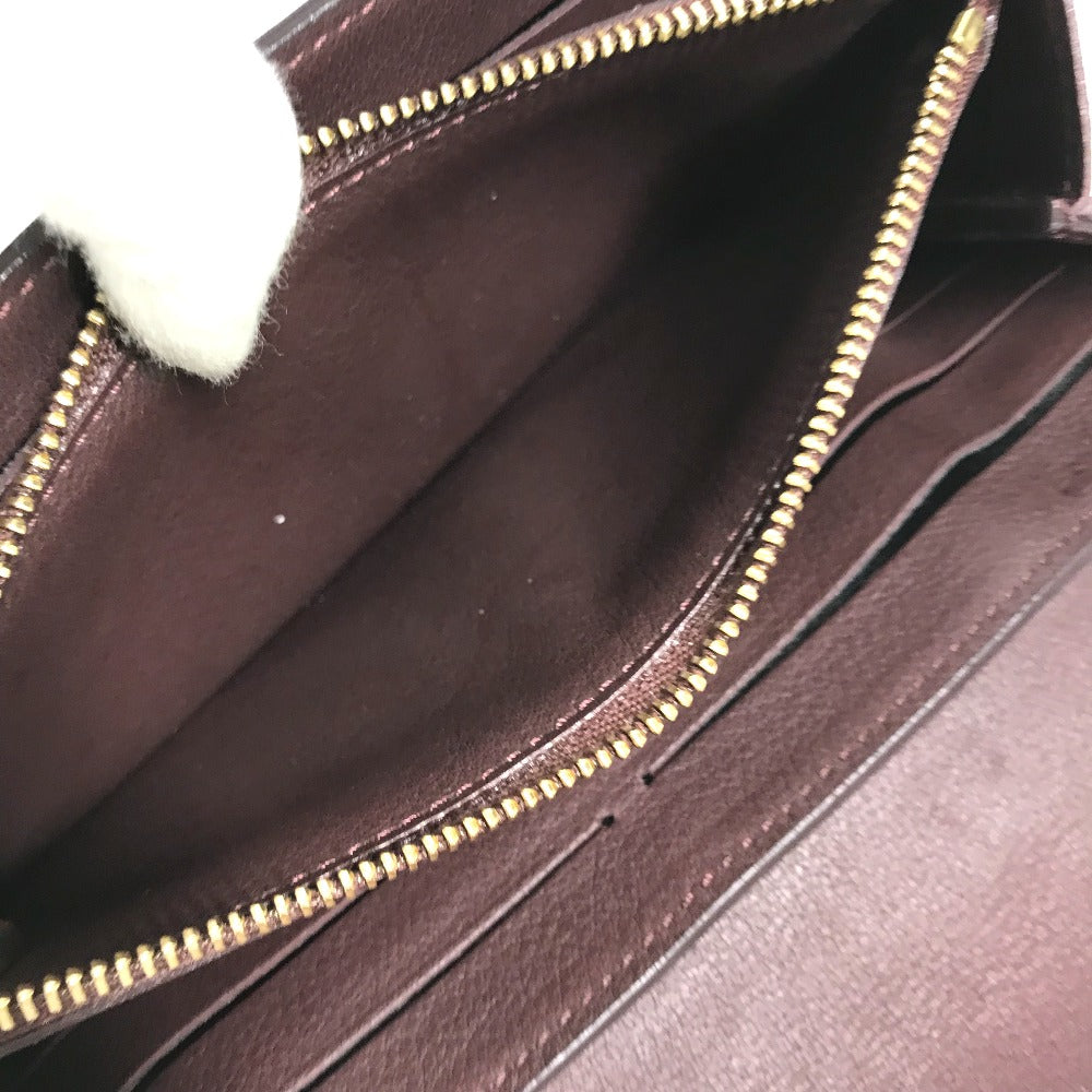 LOUIS VUITTON Long Wallet Purse M60414 Monogram canvas Brown x Gold Metal Bifold Wallet Portefeuille Elysées