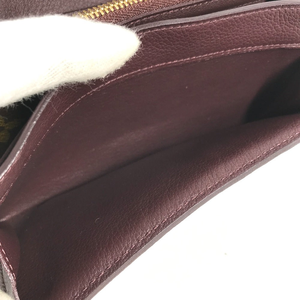 LOUIS VUITTON Long Wallet Purse M60414 Monogram canvas Brown x Gold Metal Bifold Wallet Portefeuille Elysées