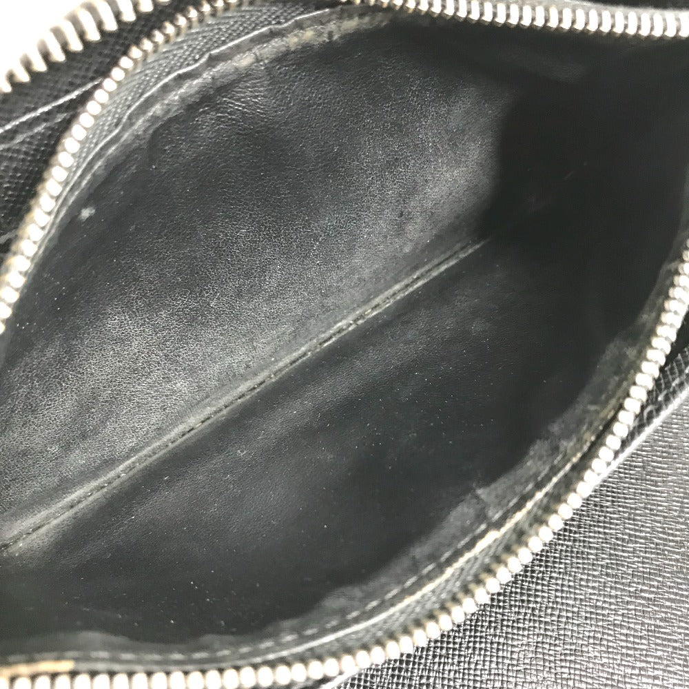 LOUIS VUITTON Long Wallet Purse N63077 Damier Grafitto Canvas black Damier Zippy Organizer mens Used Authentic