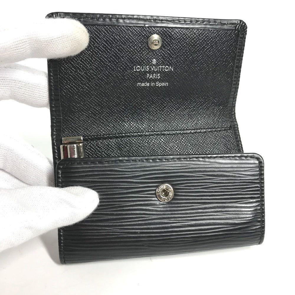 LOUIS VUITTON Key case Key holder M63812 Epi Leather black Epi 6-key case Key holder Multicles6