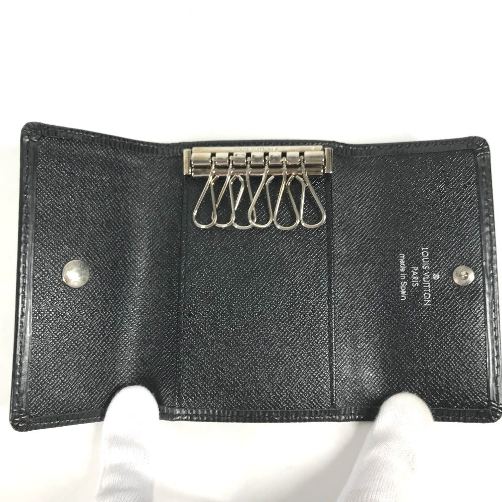 LOUIS VUITTON Key case Key holder M63812 Epi Leather black Epi 6-key case Key holder Multicles6