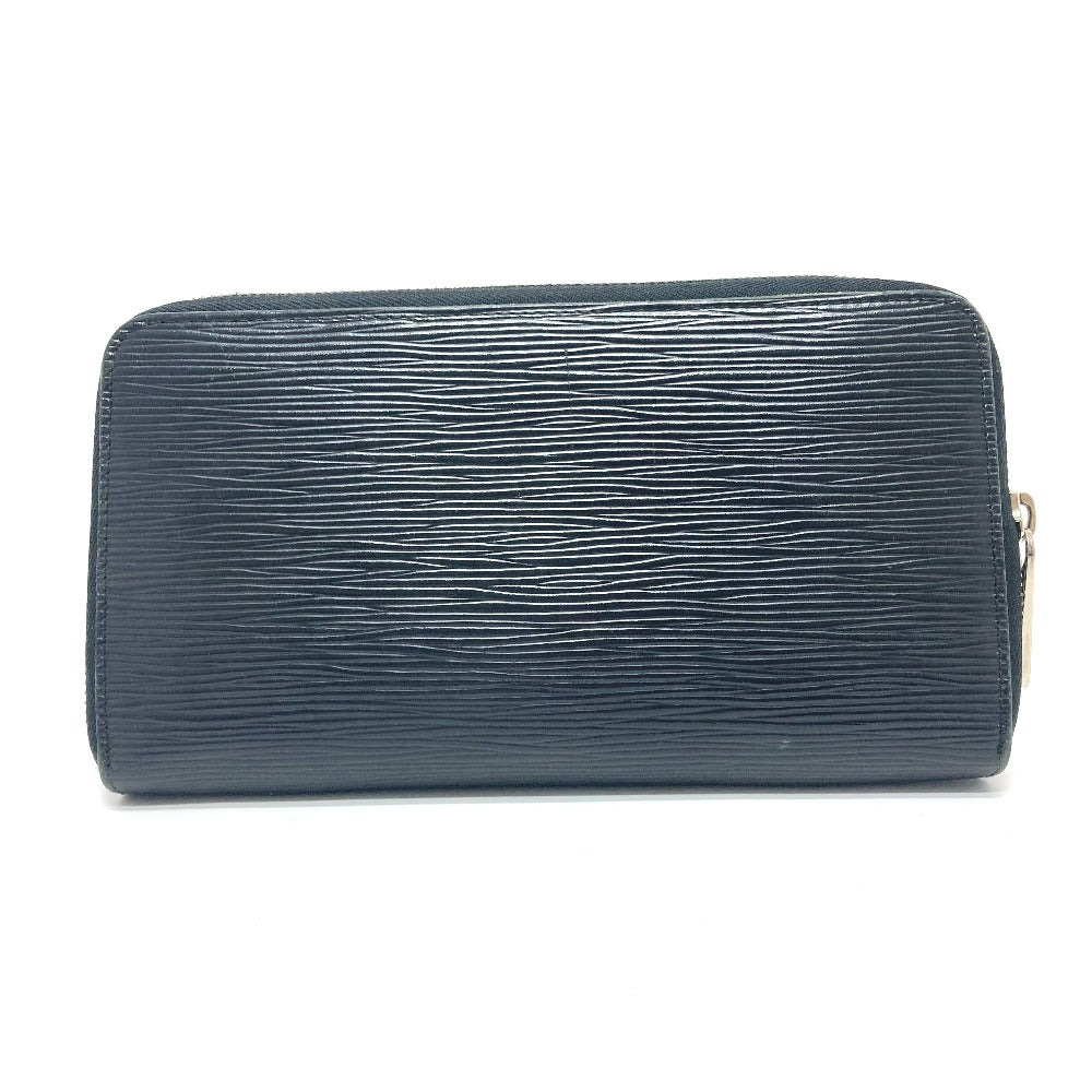 LOUIS VUITTON Long Wallet Purse M60632 Epi Leather SilverMetal Zippy Organizer