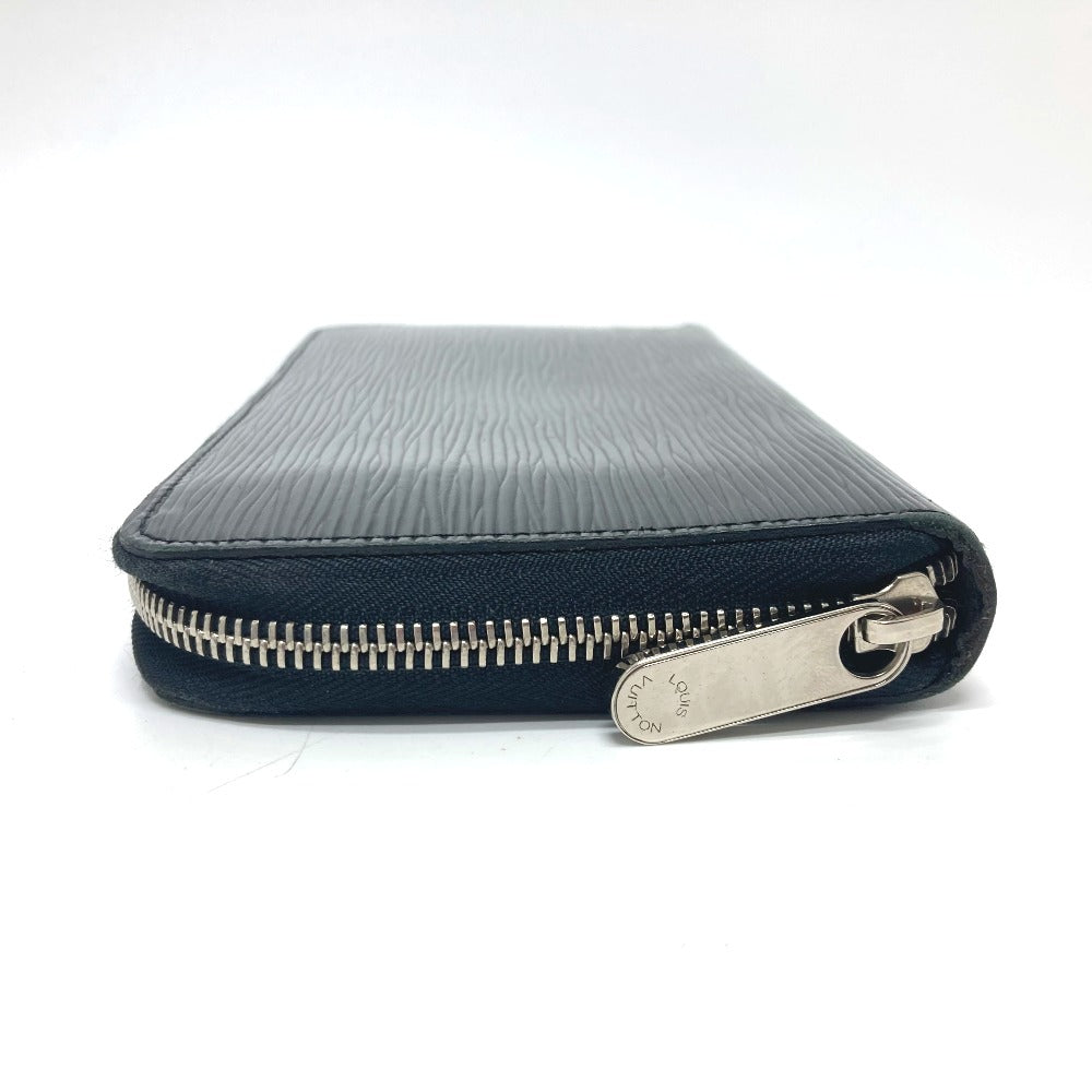LOUIS VUITTON Long Wallet Purse M60632 Epi Leather SilverMetal Zippy Organizer