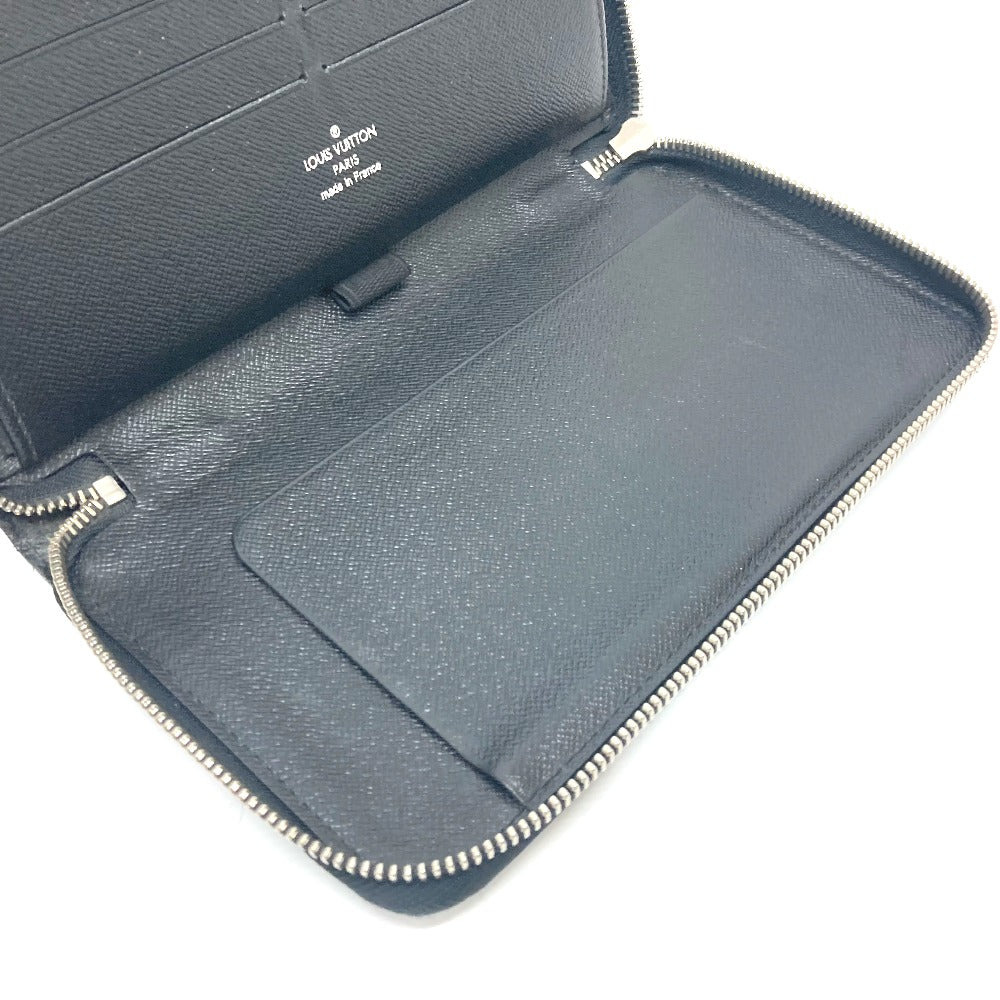 LOUIS VUITTON Long Wallet Purse M60632 Epi Leather SilverMetal Zippy Organizer